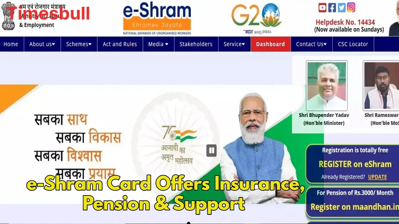 Govt’s e-Shram Card Yojana: