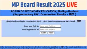 MP Board 10th and 12th Result 2025: Check Scores Online at mpbse.nic.in