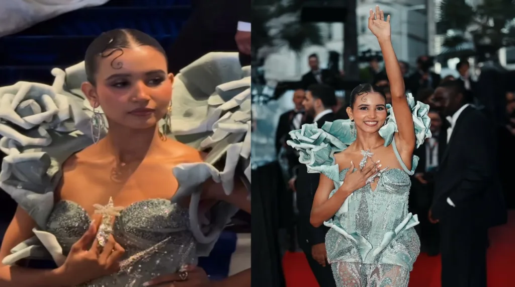 Nancy Tyagi Self Made Gown Steals Spotlight at Cannes 2025, Hot Look Set Internet On Fire-Check Out Here