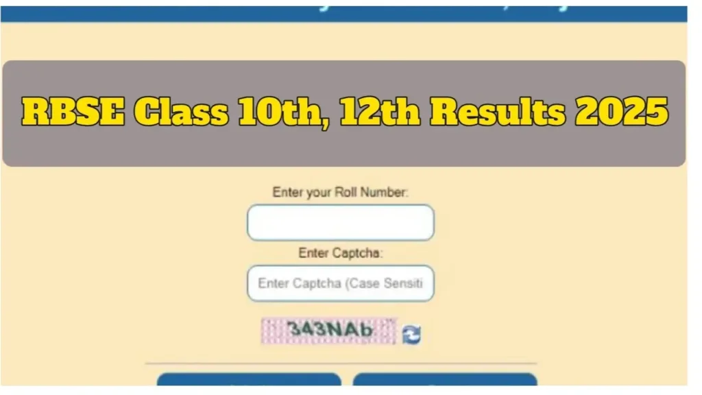 RBSE Result 2025 Big Update – How to Check Class 10th, 12th, 5th & 8th Score Direct Link