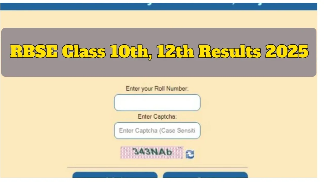 RBSE Result 2025 Big