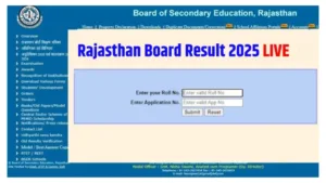 RBSE 10th, 12th Result 2025 – How to Check Score Via Roll Number, Click Here Direct Link