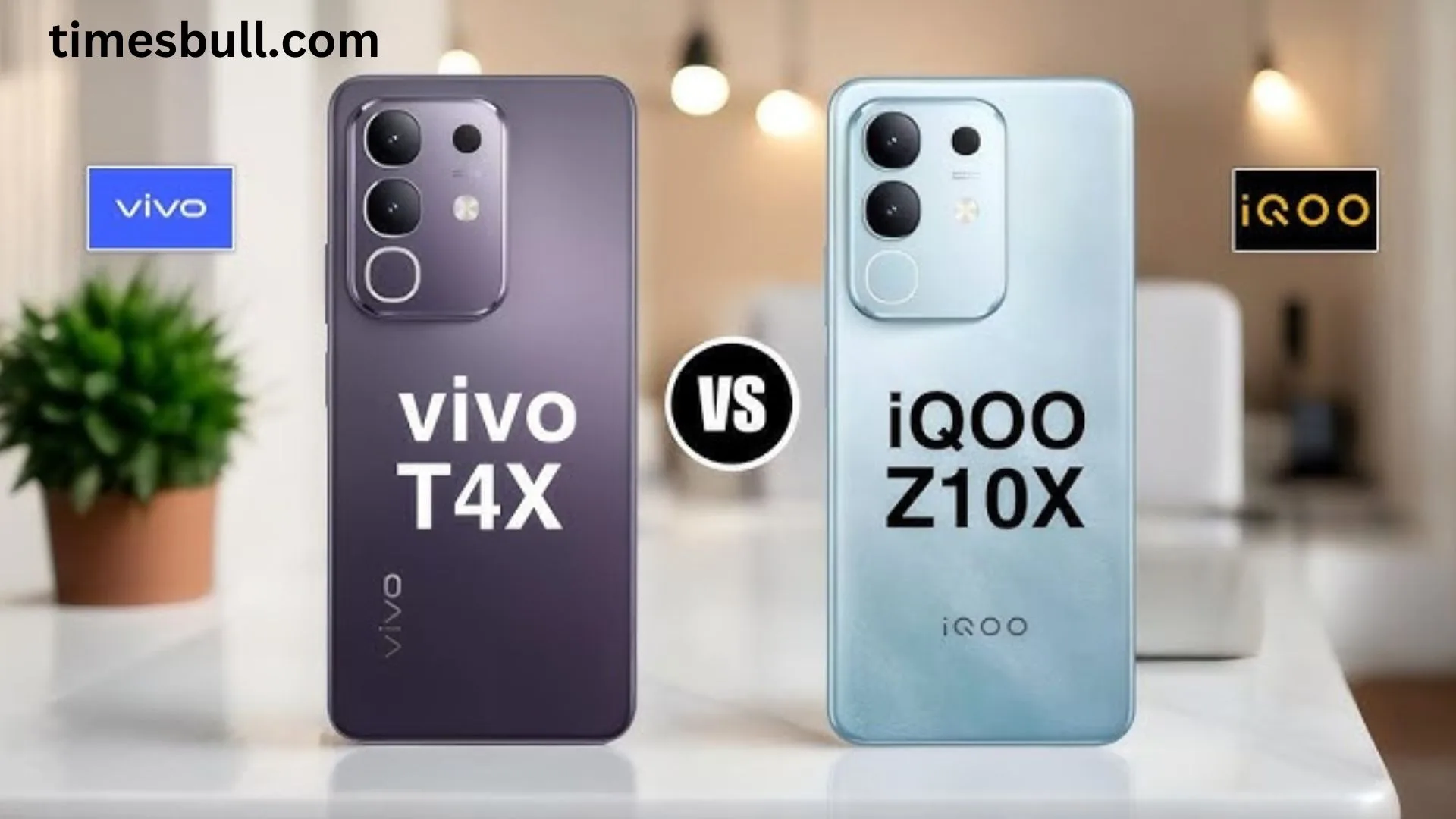iQOO Z10x vs Vivo T4X:...