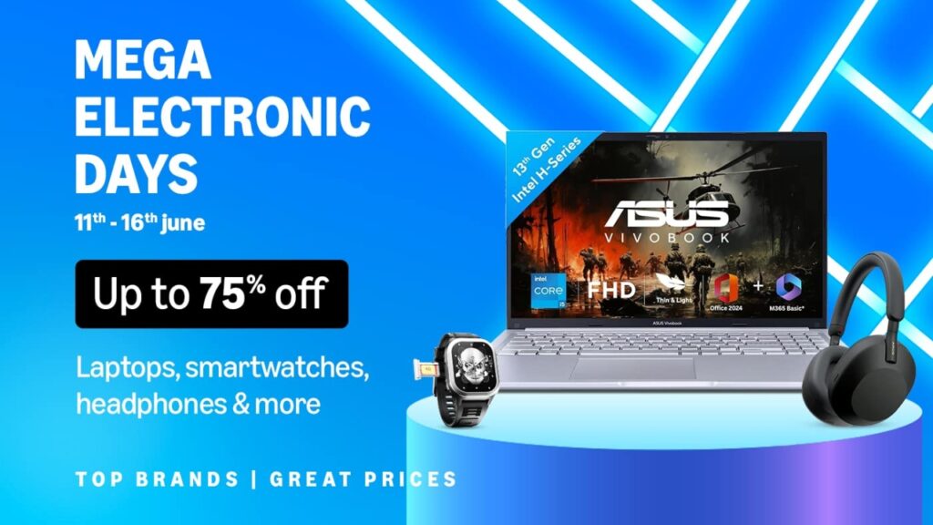 Mega Electronic Days Sale: On Best-Selling Laptops Up to 40% Off, Buy Now!