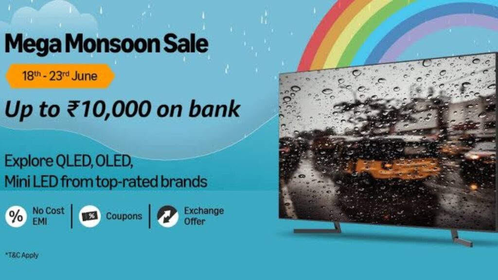 Amazon Mega Monsoon Sale: Get Best 32-Inch To 55-Inch Smart TV With Big Discount