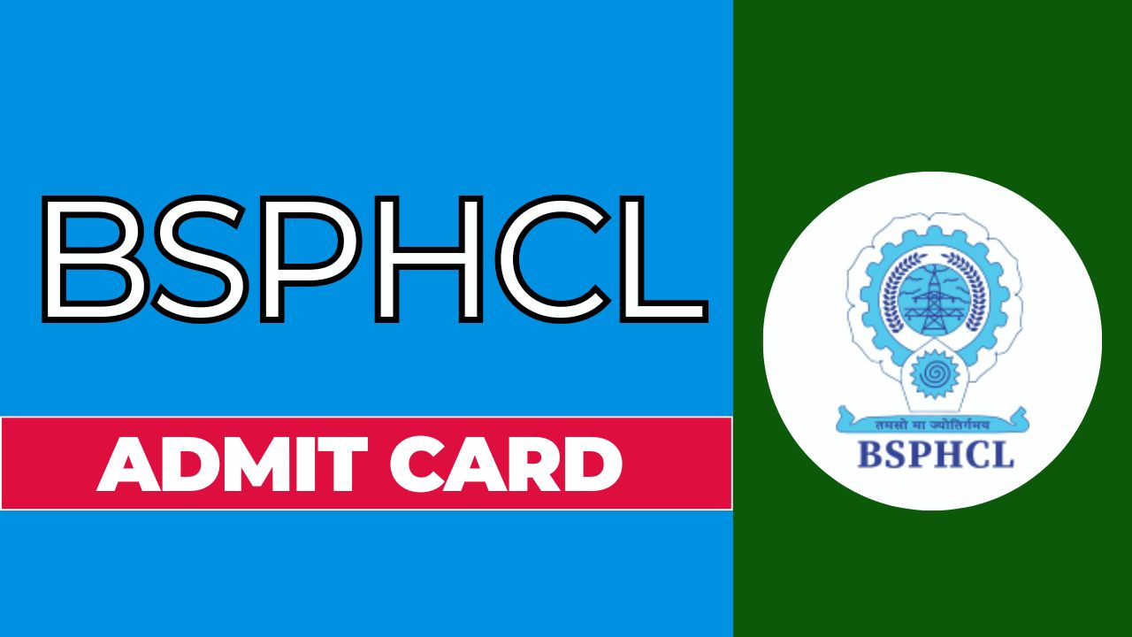 BSPHCL Admit Card 2025