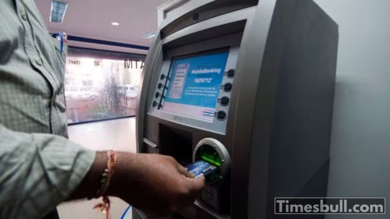 After withdrawn from ATM,