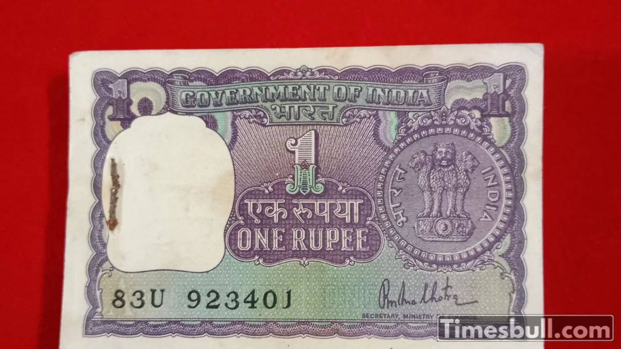 Old Rs 1 Note?