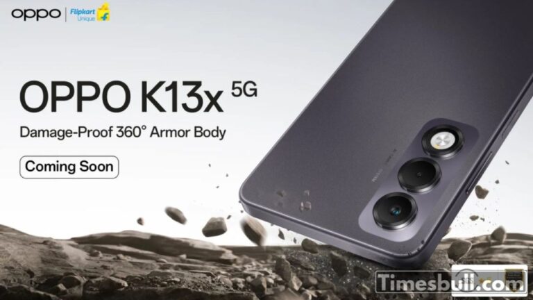 Oppo K13x 5G Launch Teased with Strong Build and Massive 6000mAh Battery