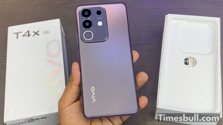 Vivo T4x 5G Stylish Look with 6500mAh Battery and 8GB RAM at Budget Price