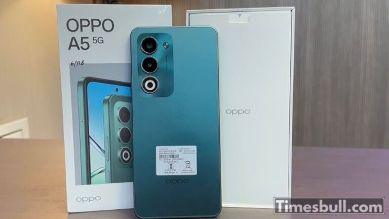 OPPO A5 5G Launched in India with 6000mAh Battery, 50MP Camera