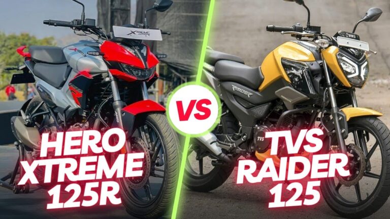 Hero Xtreme 125R vs TVS Raider 125 – Best 125cc Bike in India?