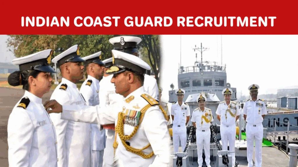 Indian Coast Guard Recruitment 2025 : Apply Online for 630 Navik and Yantrik Posts Before June 25