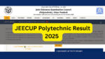 JEECUP Polytechnic Result 2025 Declared