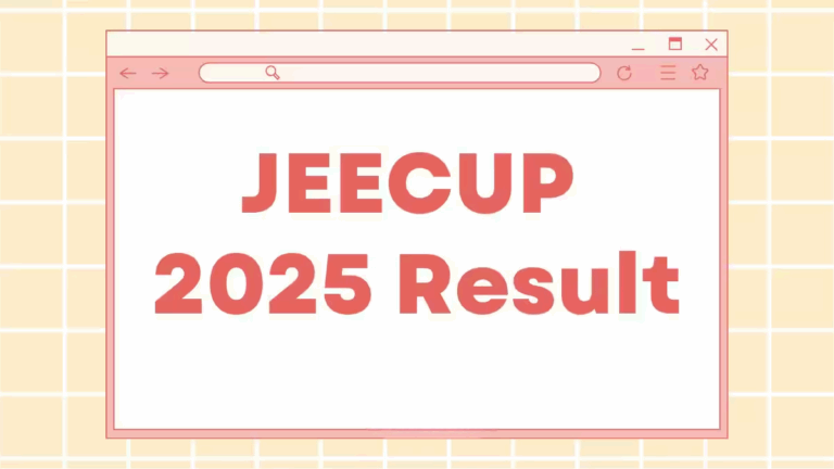 JEECUP Polytechnic Result 2025 Declared Soon