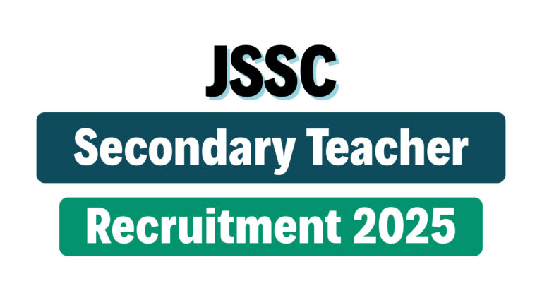 JSSC Teacher Recruitment 2025