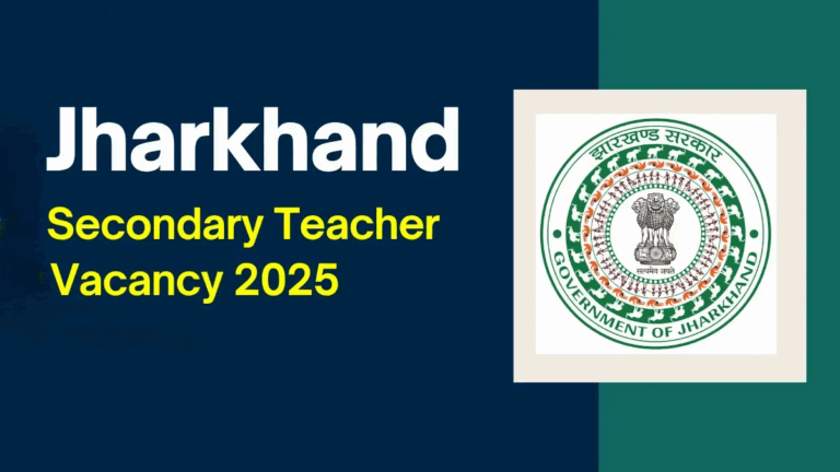 Jharkhand JSSC Teacher Vacancy 2025