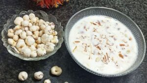 Makhana Rabdi : घर पर बनाएं मखाना रबड़ी: स्वादिष्ट और पौष्टिक मिठाई की आसान रेसिपी
