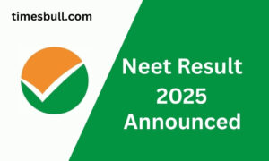 NEET Result 2025 Announced