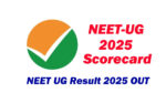 NEET UG 2025 Result
