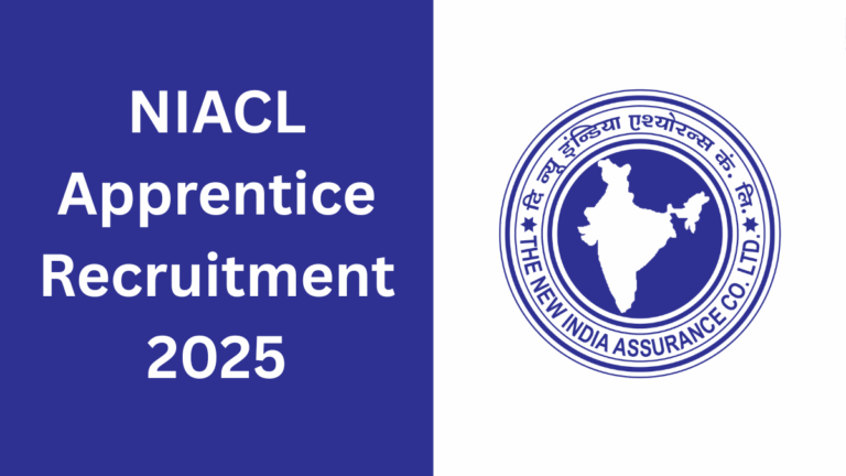 NIACL Apprentice Recruitment 2025 