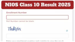 NIOS Class 10 Result 2025 Declared Soon! How to Check Score Via Mobile