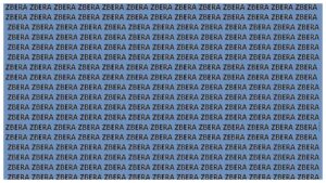 Optical Illusion – Can You Spot ‘ZEBRA’ Among ‘ZBERA’ in 20 Seconds?