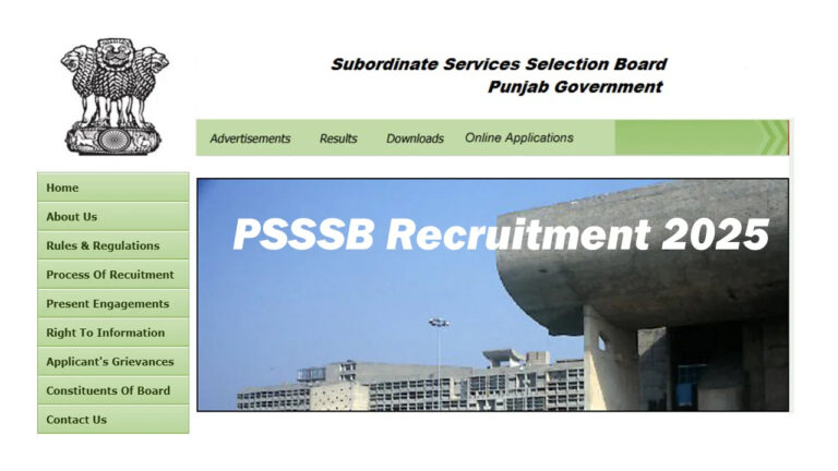 PSSB Recruitment 2025