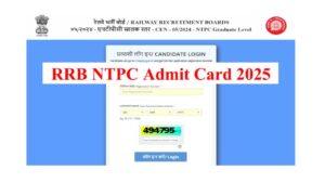 RRB NTPC Admit Card 2025 – How to Download CBT 1 hall ticket at rrbcdg.gov.in. Direct Link Here