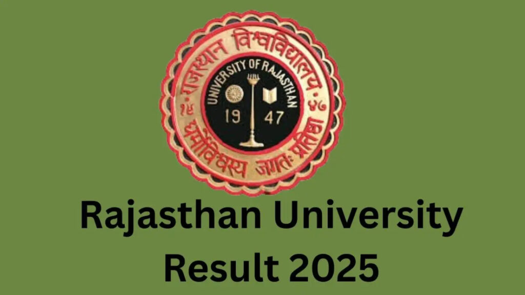 Rajasthan University BA and BSc Result 2025 Released