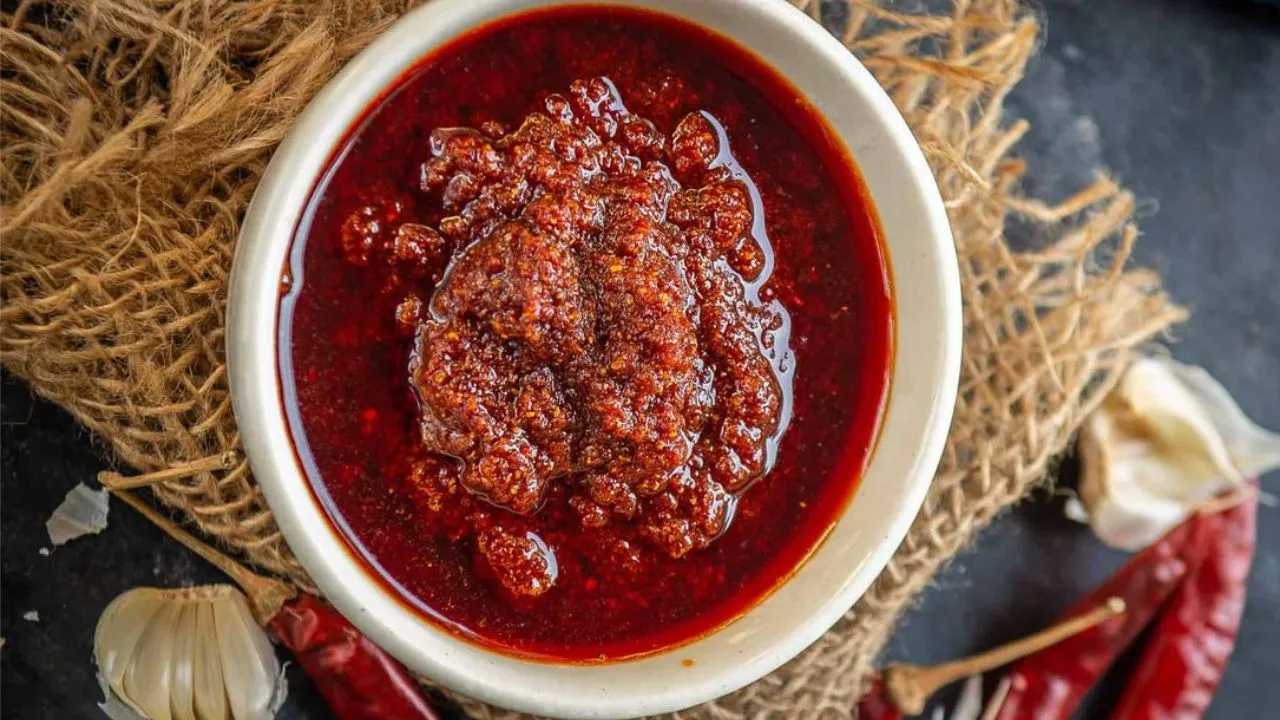 Rajasthani Garlic Chilli Chutney Gfr