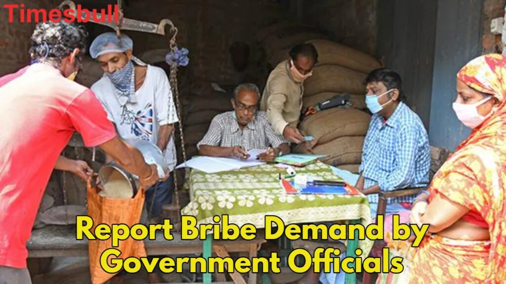 Report Bribe Demand by Government Officials