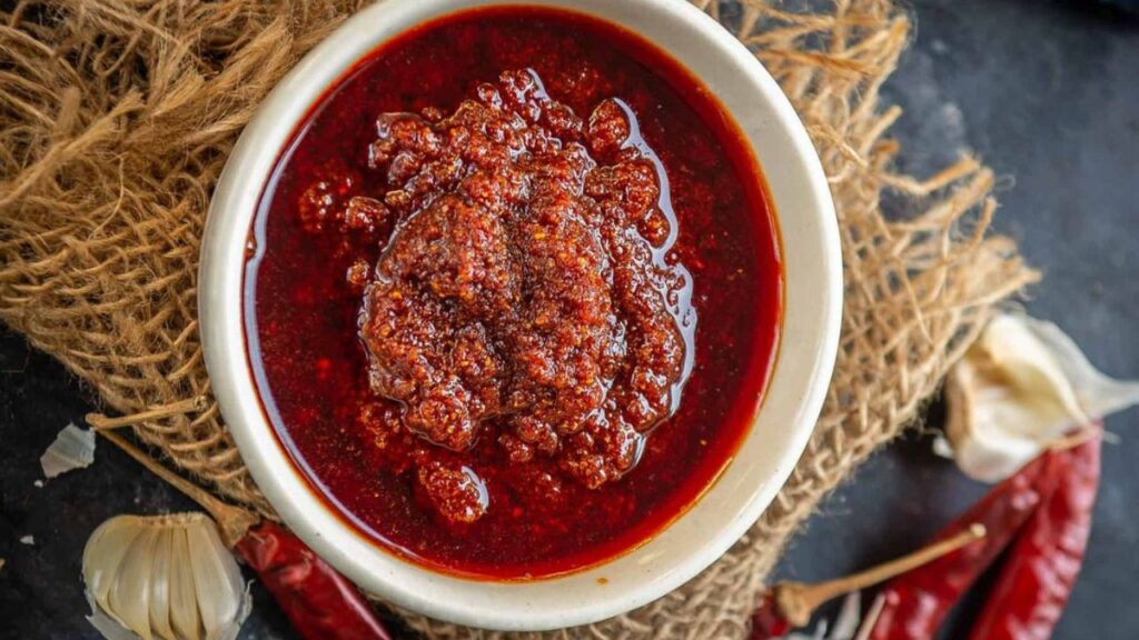 Roasted Garlic, Chili, and Celery Chutney h