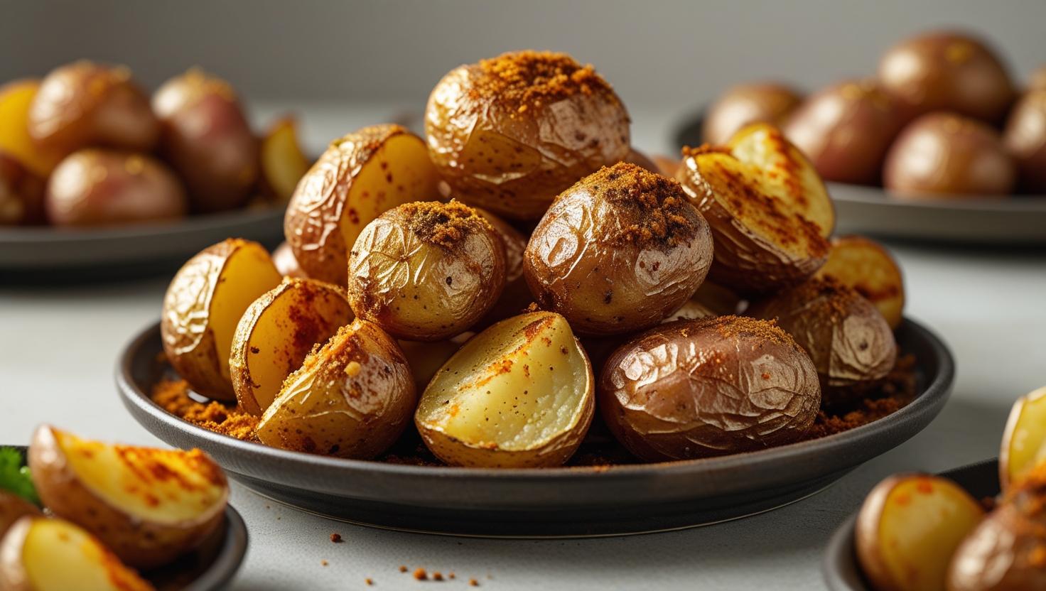 Delicious Roasted Potatoes on a...