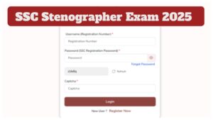 SSC Stenographer Exam 2025 -How to Apply for 261 Posts at at ssc.gov.in. ,Direct Link Here