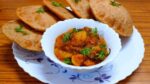 Soft Kuttu Poori with Aloo Sabji s