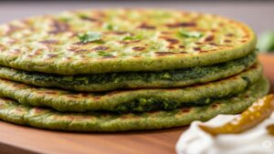 Spinach Paratha Recipe : बच्चों से लेकर बड़ों तक सबका फेवरिट हेल्दी ब्रेकफास्ट