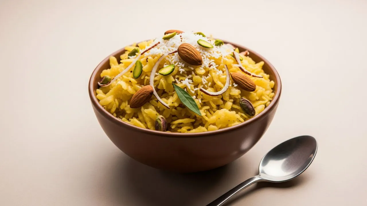 Sweet Poha Recipe Sfdg