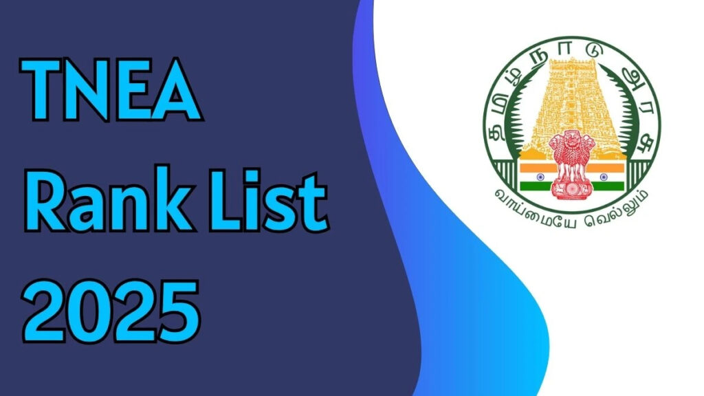 TNEA Rank List 2025 Released