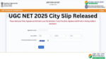 UGC NET 2025 City Slip