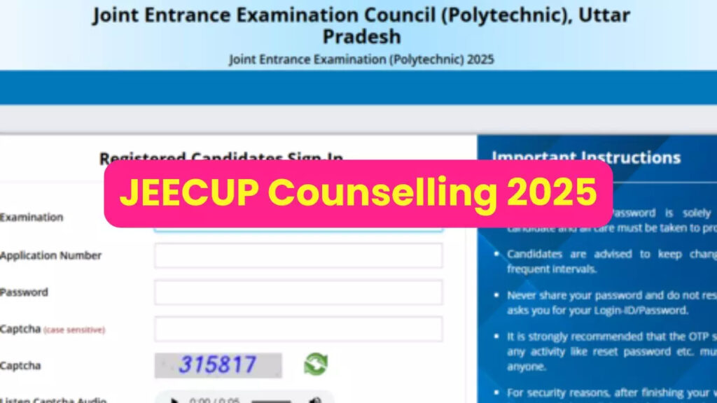 UP Polytechnic Counselling 2025 Begins June 27 : Check Schedule, Choice Filling Process & Key Dates