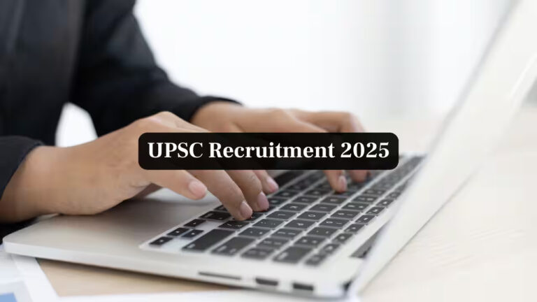 UPSC Recruitment 2025