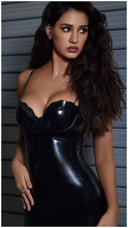 Disha Patani Bold Black Outfit...