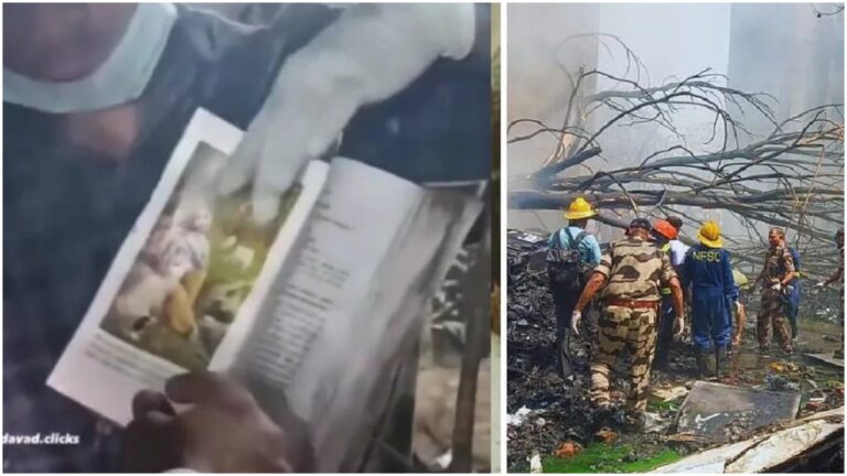 Miracle in the Wreckage: Bhagavad Gita Survives Plane Crash that Claimed 270 Lives