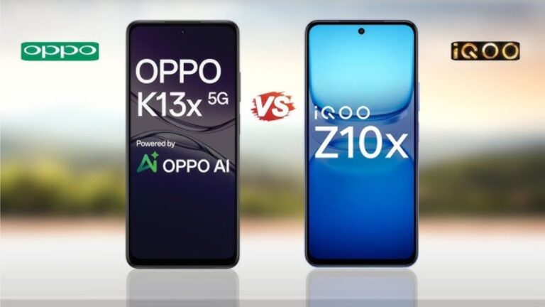 iQOO Z10x vs Oppo K13x: Is Spending More Worth It?