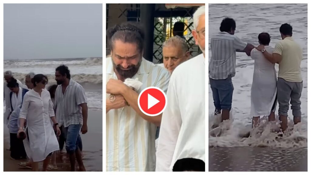 Shefali Jariwala Death – Husband Parag Tyagi Breaks Down During Ashes Immersion Ceremony