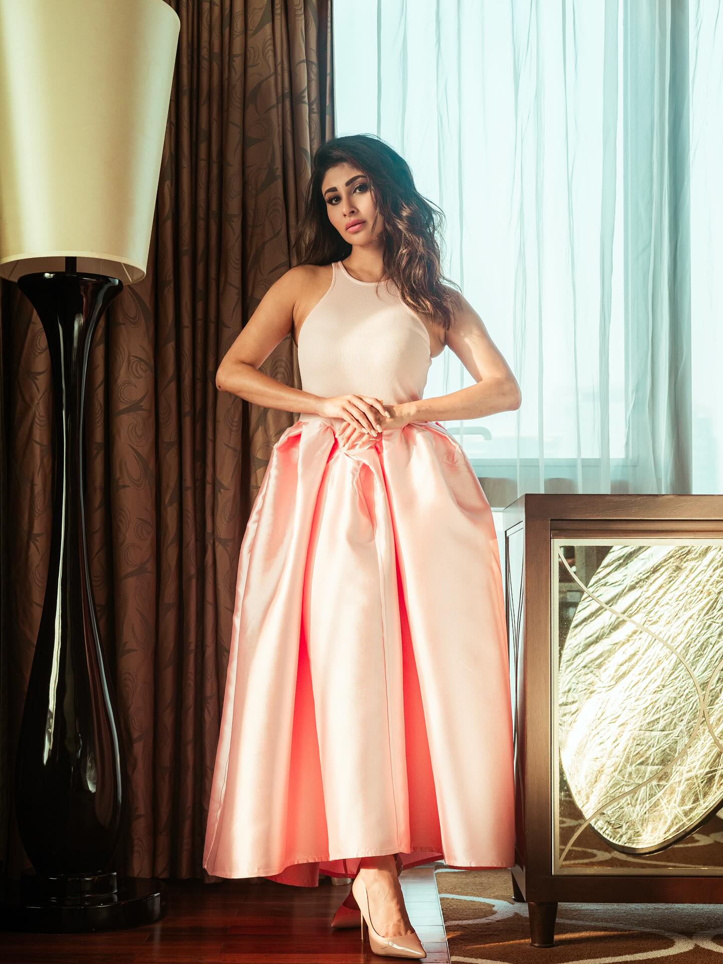 Mouni Roy Pink Dress –...