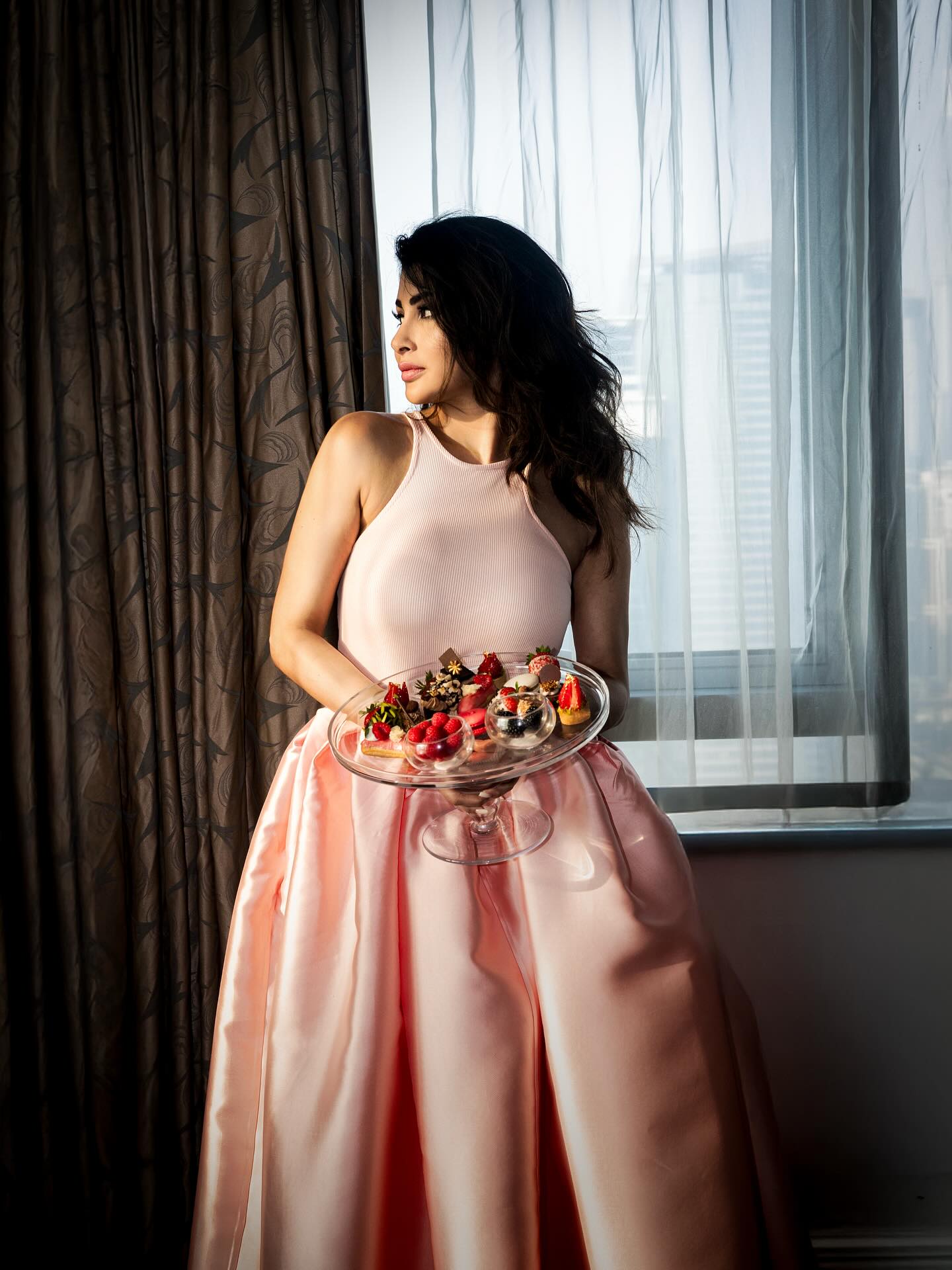 Mouni Roy Pink Dress –...