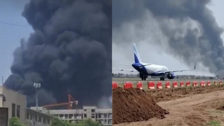 Air India Plane Crashes Near Ahmedabad Airport, 242 On Board