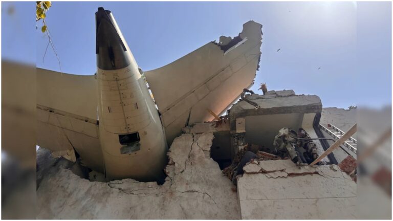 Ahmedabad Plane Crash: A civilian survived the plane crash, picture surfaced